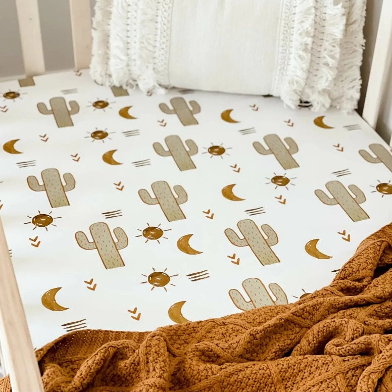 These cotton sheets are made to fit cot sizes of 140 x 70 , est. in Australia in 2013.