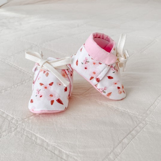 Florence Jersey Baby Booties