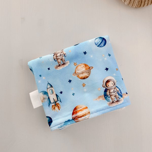 Space Rockets Burp Cloth