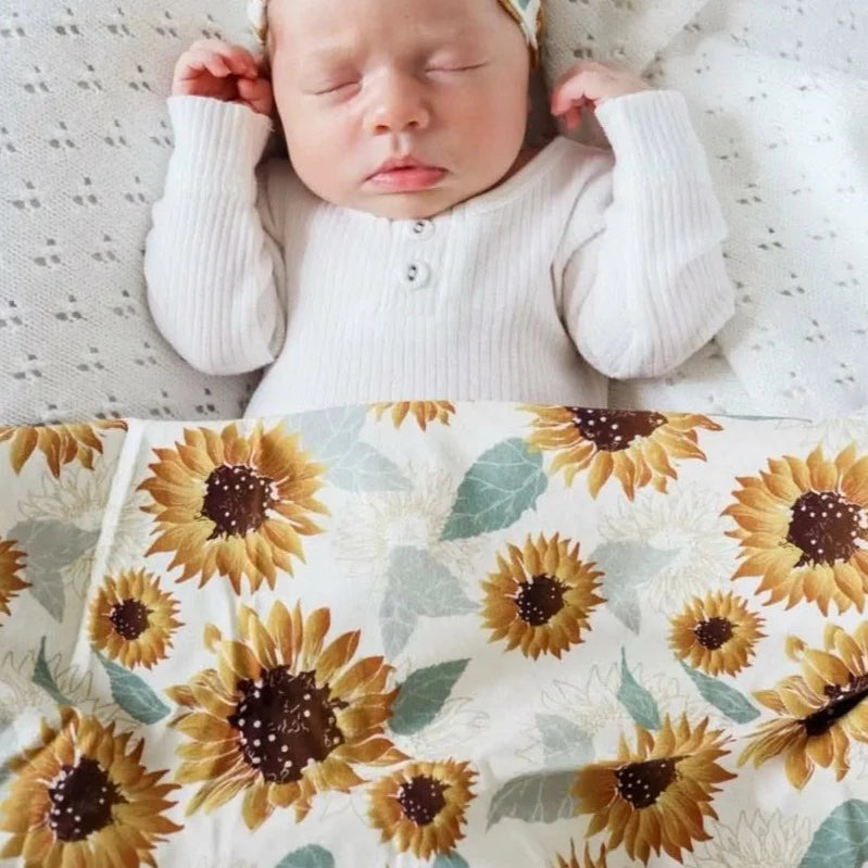 Sunflower swaddle set on sale