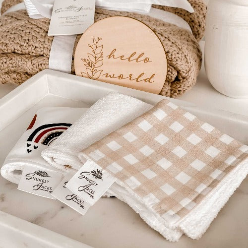 Hypoallergenic baby wash cloths made from high-quality materials - mystery boys pack.