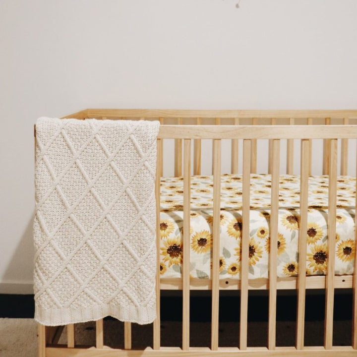 Sunflowers Cot Quilt